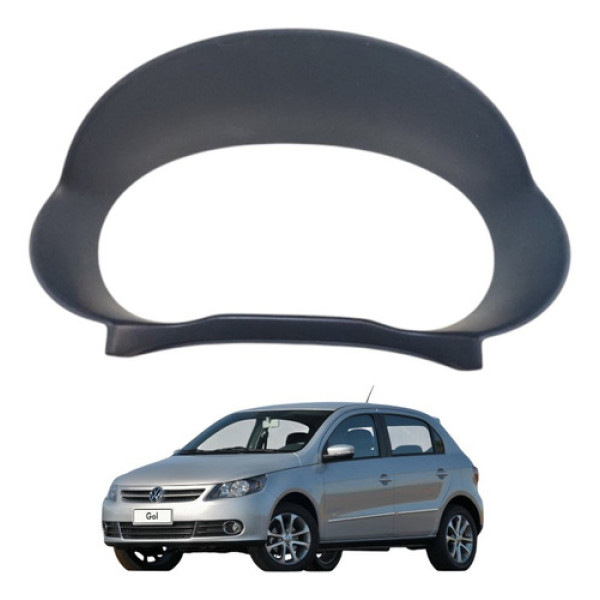 Moldura Painel Velocimetro  Gol Saveiro Voyage 2009 A 2012 Preto