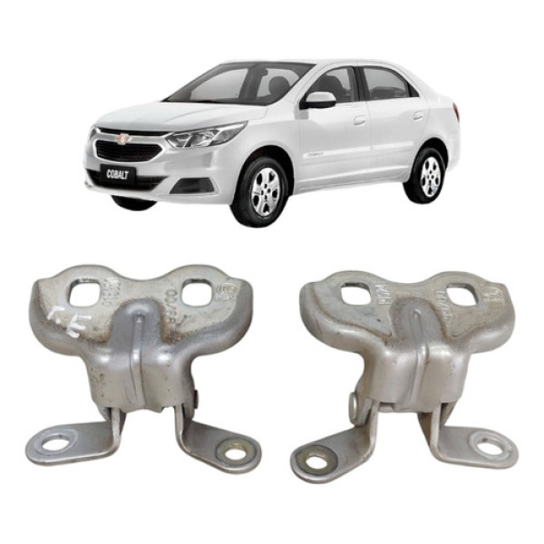 Par Dobradiça Porta Traseira Esquerda Cobalt 2016 A 2020