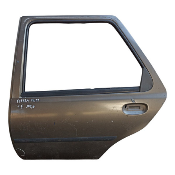 Porta Traseira Esquerda Ford Fiesta 1996 1997 1998 1999 A 03 Traseira Esquerda Cinza