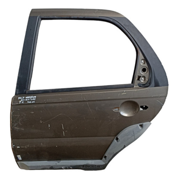 Porta Traseira Esquerda Fiat Palio Adventure Bom Estado  Traseira Esquerdo Marrom