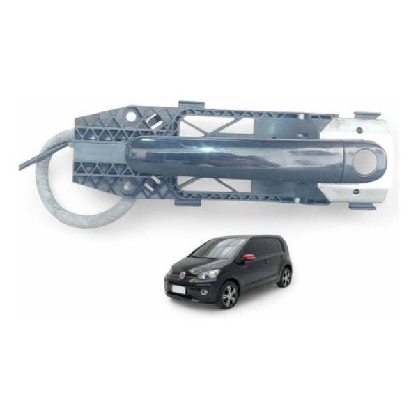 Maçaneta Externa Dianteiro Esquerdo S Chave Up! 2012 A 2014 Preto Dianteira