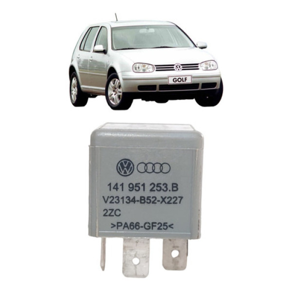 Rele 53 4 Pinos Cinza Injeção Golf 1.6 2000 A 06 1419511253b