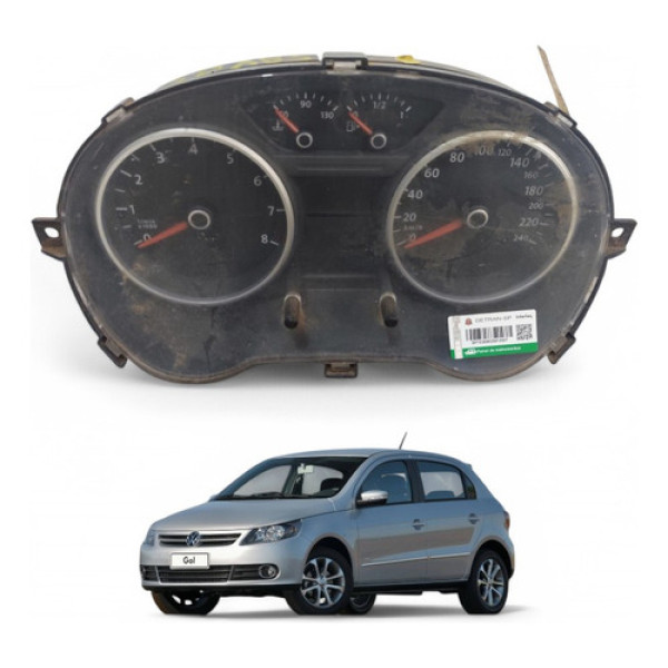 Painel Velocímetro Gol Saveiro Voyage G5 2009 A 2012 Preto