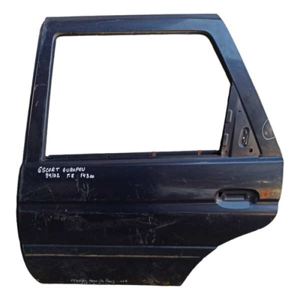 Porta Traseira Esquerda Escort Europeu 1994/02 Original Traseira Esquerda Azul
