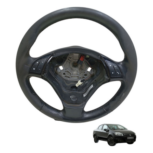 Volante Direção Linea 2008 2009 2010 A 2015 Avaria Estética Preto