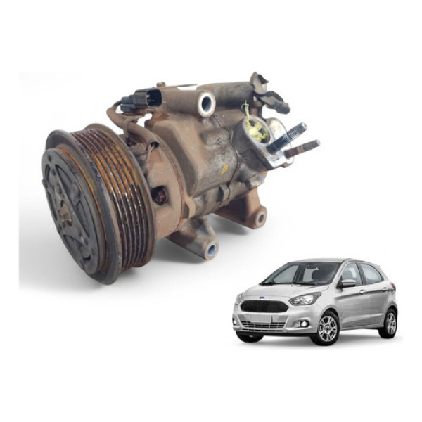 Compressor Ar Condicionado Ford Ka 2014 A 2019 E3b119d829aa