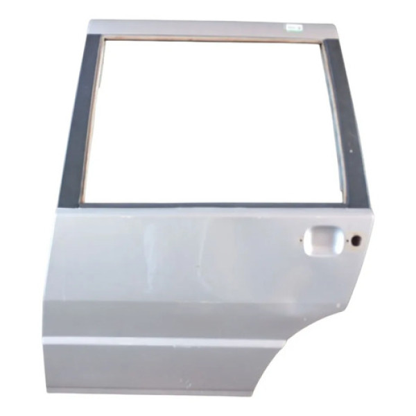 Porta Traseira Esquerda Uno Com Amassados 2004 A 2011 Traseira Esquerdo Prata