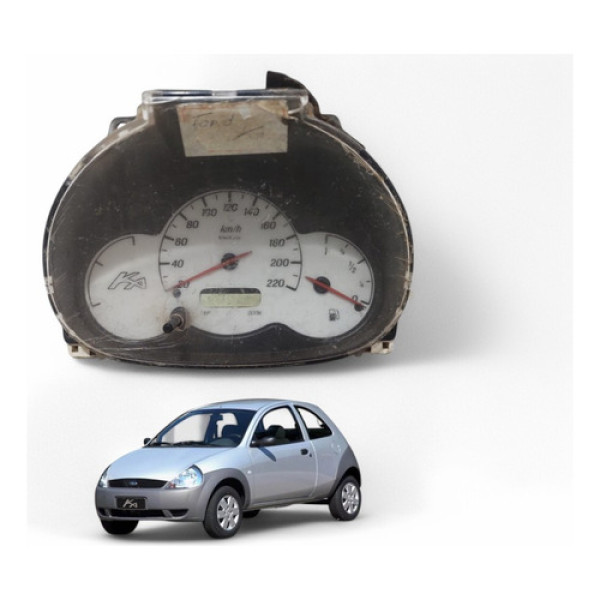 Painel Velocimetro Ford Ka 1998 A 2007 Ys5f10841aa Fundo Branco