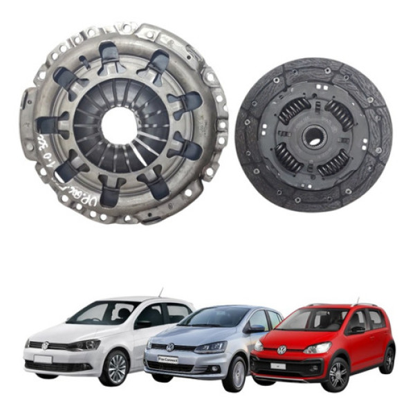 Disco Platô Embreagem Gol Voyage Fox Up 1.0 3cc 2017 A 2023 Cinza
