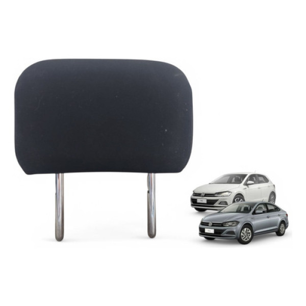 Apoio Encosto Cabeça Central Traseiro Polo Virtus 2017 A 22 Preto