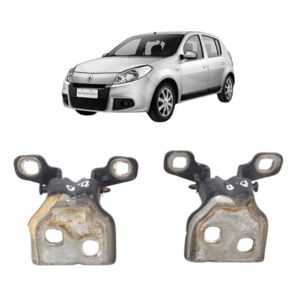 Dobradiça Porta Dianteira Direita Sandero 2007 A 2013