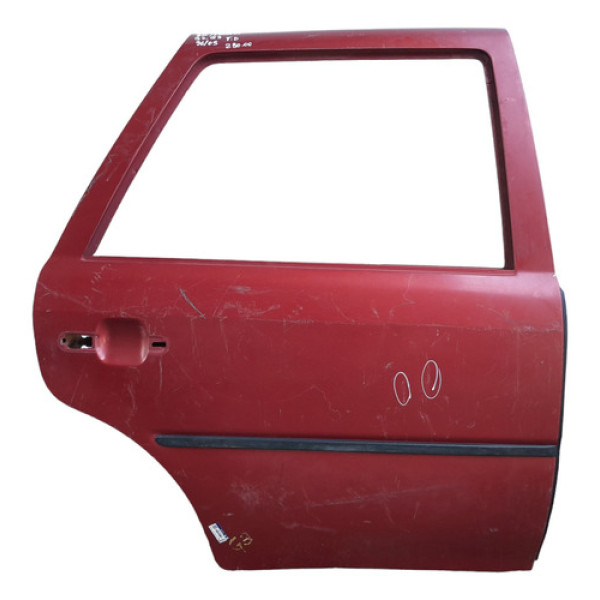 Porta Traseira Direita Vw Gol Parati G2 G3 1996 A 2005 Direito Traseira Vermelho