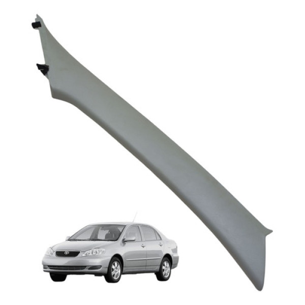 Moldura Coluna Parabrisa Lado Esquerdo Corolla 2002 A 2008