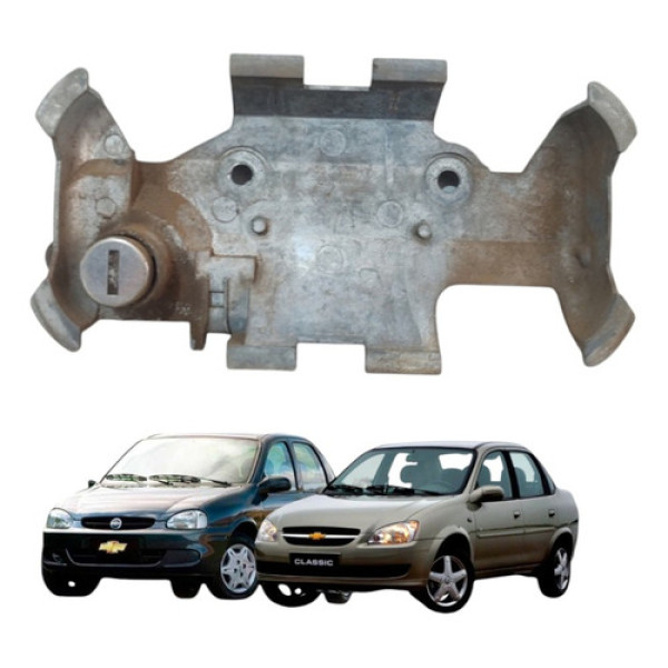 Suporte Maçaneta Externa Dianteira Direita Classic 1996 A 16 Prata Dianteira