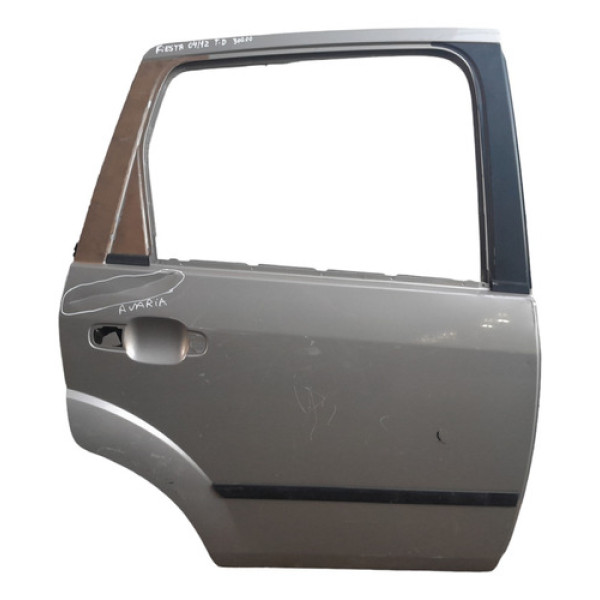 Porta Traseira Direita Ford Fiesta 2004 A 2012 Original  Traseira Direito Cinza