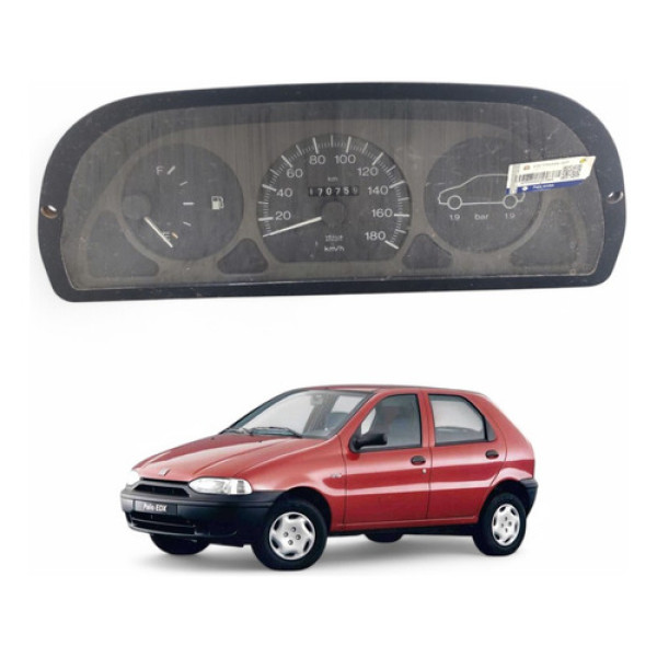 Painel Velocímetro Fiat Palio Uno 1996 A 2002 Preto
