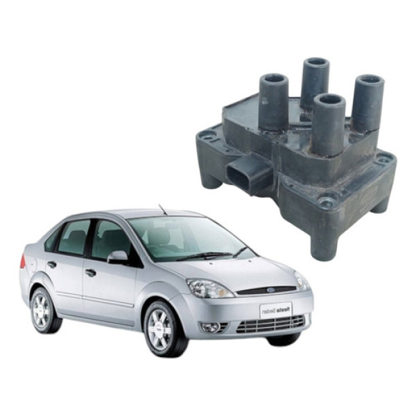 Bobina Ignição 3 Pinos Fiesta 1.0 1.6  2008 A 2012 B10071mm