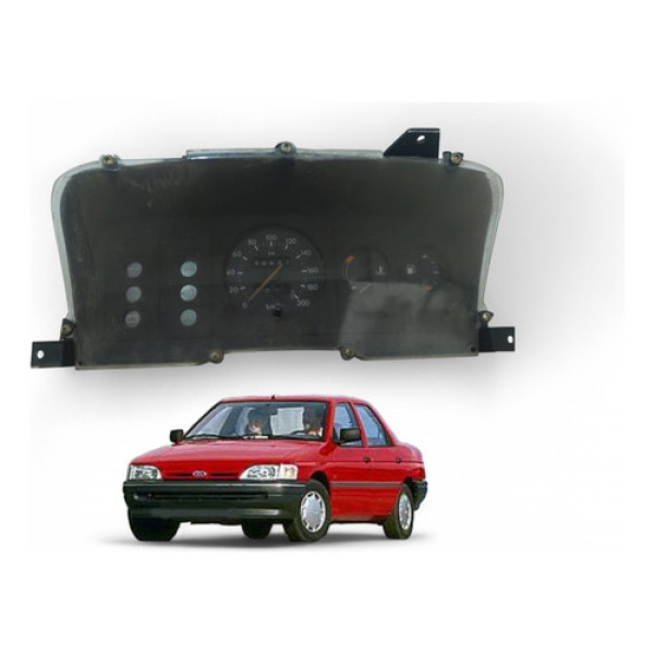 Painel Instrumento Ford Escort  Verona 1985 A 1996 C Avaria Preto