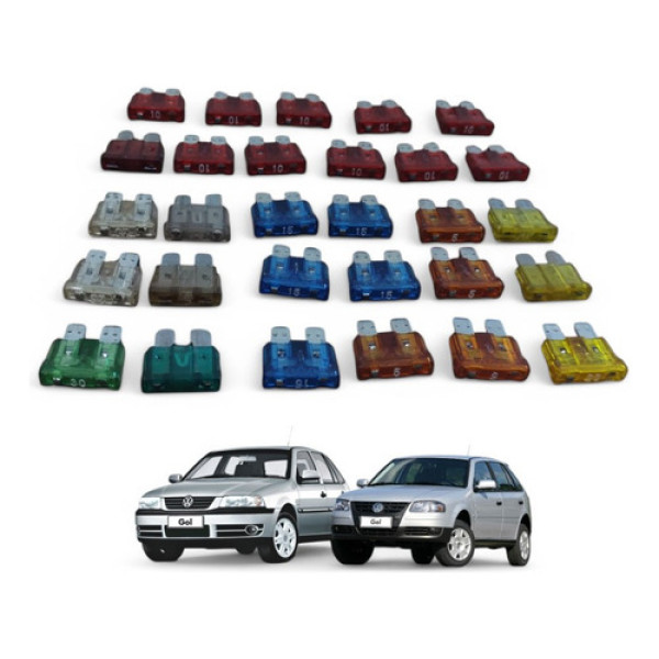 Kit Fusíveis Gol Saveiro Parati G4 2006  A 2012