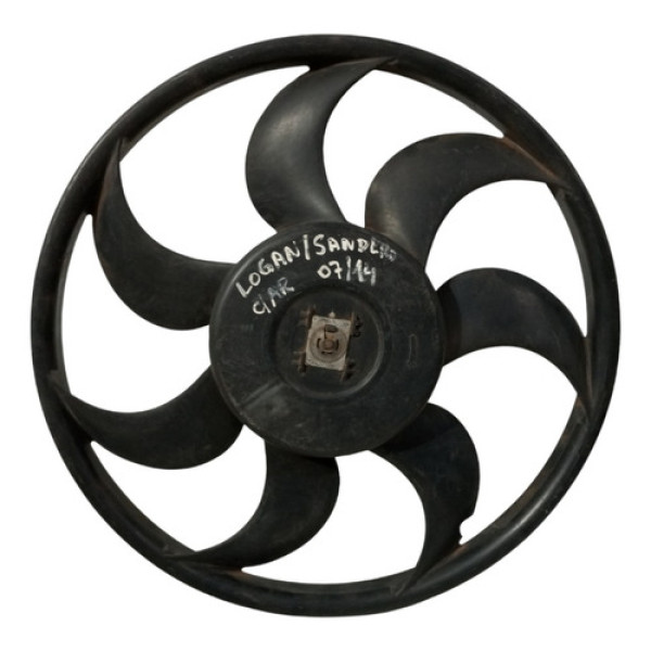 Ventoinha Radiador Logan/sandero Com Ar C/detalhe 2007/2014