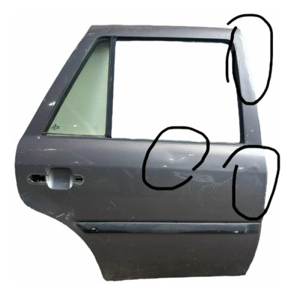 Porta Traseira Direita Gol Parati G2 G3 1995 A 2004 Defeito