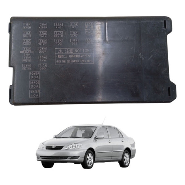 Tampa Caixa Fusível Corolla 1.8 2003 2004 2005 2006 A 2008