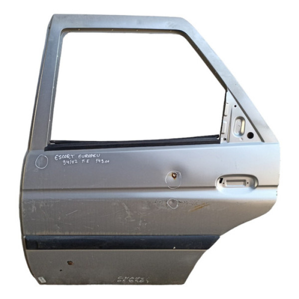 Porta Traseira Esquerda Escost Europeu 1994/2003 Avarias Traseira Esquerda Prata