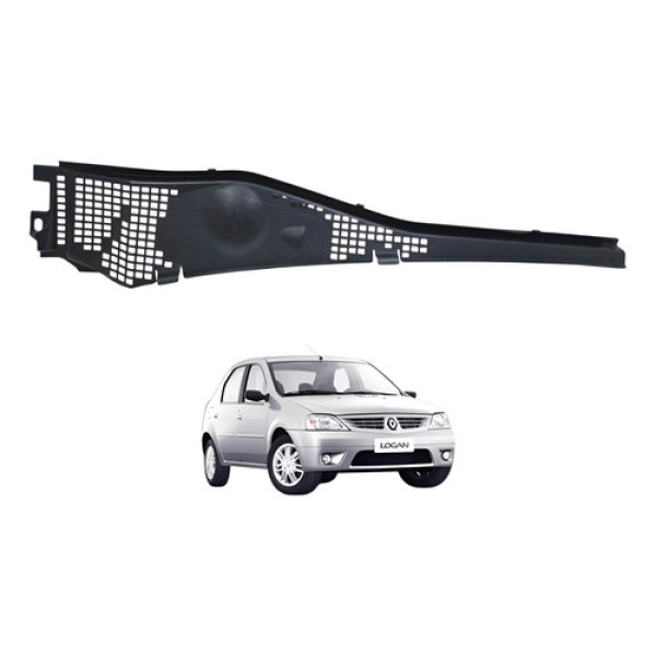 Grade Churrasqueira Lado Esquerdo Logan 2007 2008 A 2013 Preto