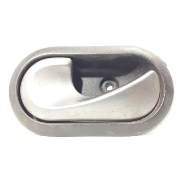 Maçaneta Interna Dianteira Esquerda Sandero 07/14 8200606889 Cromada Dianteira