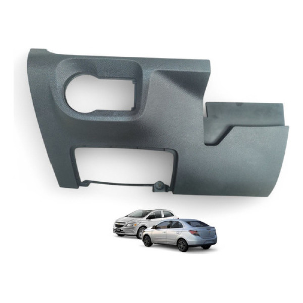 Moldura Inferior Volante Onix Prisma 2013 A 2019  Preto