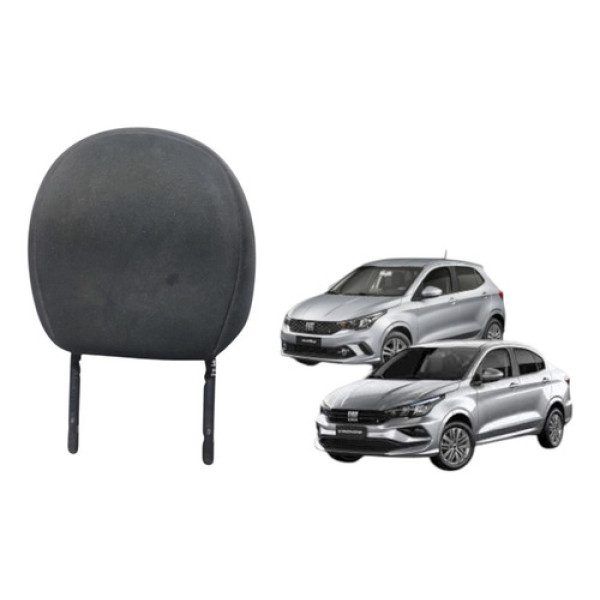 Encosto Apoio Cabeça Banco Dianteiro Argo Cronos 2017 A 2023 Preto
