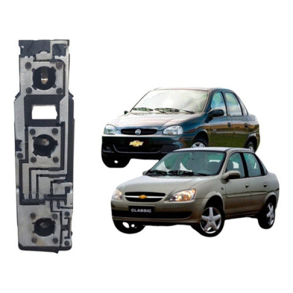 Soquete Circuito Lanterna Traseira Esquerda Classic 1996/16 Esquerdo/motorista Vermelho