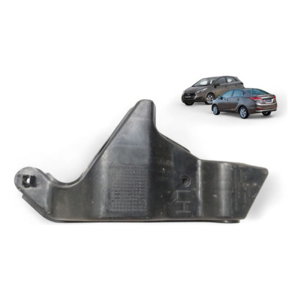 Capa Cobertura Haste Trava Lado Esquerdo Hb20 2012 A 2019 Preto