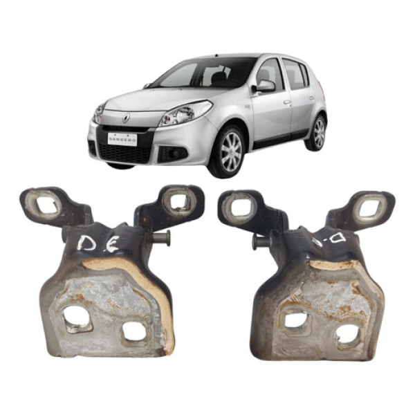 Dobradiça Porta Dianteira Esquerda Sandero 2007 A 2013