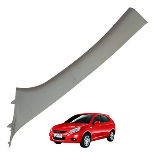 Moldura Coluna Parabrisa Lado Esquerdo Jac J3 2010 A 2013 