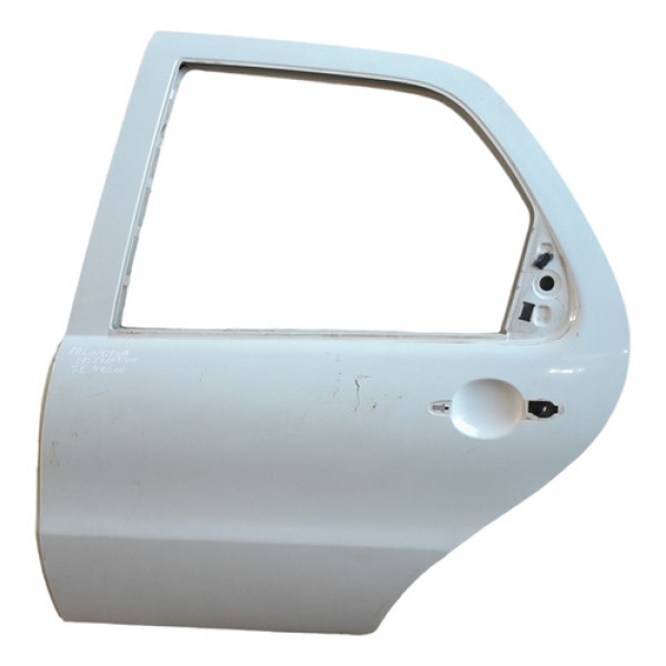 Porta Traseira Esquerda Fiat Siena Palio Celebration  Branco Traseira Esquerdo