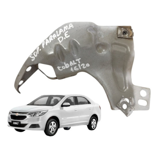 Suporte Paralama Dianteiro Esquerdo Cobalt 2016 A 2020 Cinza
