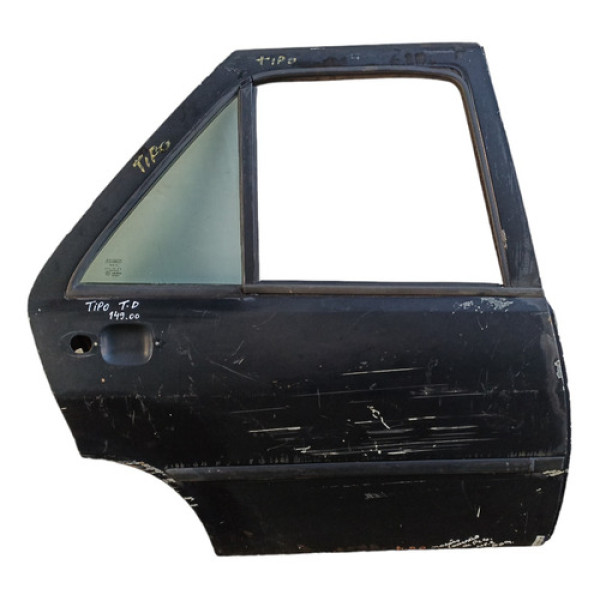 Porta Traseira Direita Fiat Tipo 1995 1996 1997 Bom Estado Traseira Direito Preto