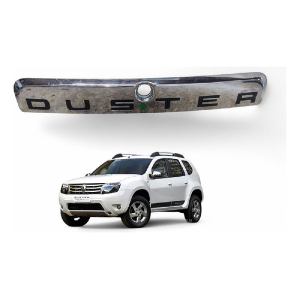 Moldura Friso Tampa Traseira Duster 2011 A 2019 848106442 Cromado