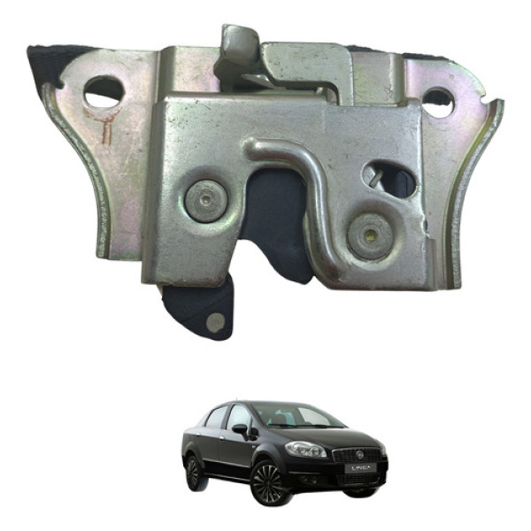 Trava Banco Traseiro Esquerdo Linea 2008 2009 2010 A 2015 Preto E Prata