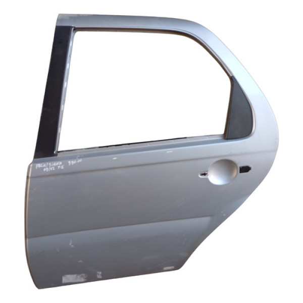 Porta Traseira Esquerda Palio Siena 2009 2010 2011 A 2012 Traseira Esquerdo Prata