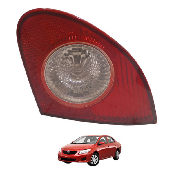 Lanterna Corolla Tampa Direita 2003 2004 2005 2006 2007 2008 Direito/passageiro