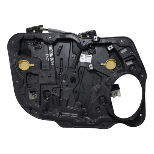 Maquina De Vidro Dianteiro Esquerdo Fiat Toro 2016 A 2021 Preto
