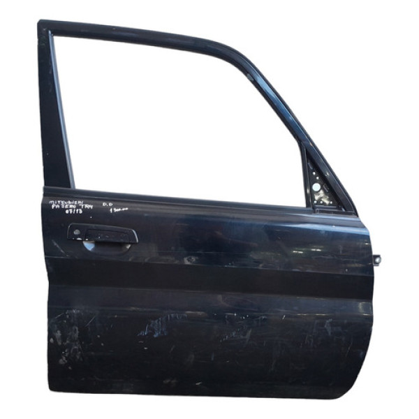 Porta Dianteira Direita Mitsubishi Pajero Tr4 2007 A 2013 Dianteira Direito Preto