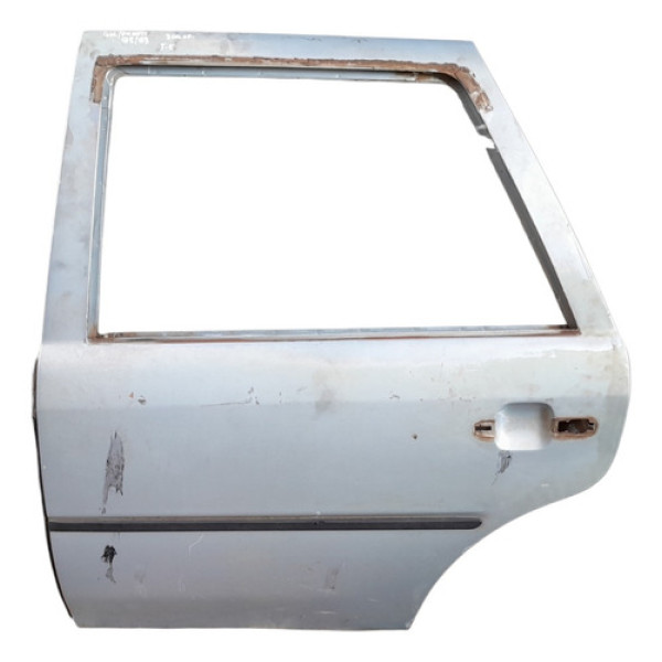 Porta Traseira Esquerda Volkswagen Gol Parati G2 G3 Original Prata Traseira Esquerdo