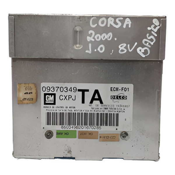 Módulo Injeção Corsa 2000 1.0 8v 09370349 Original