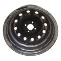 Roda Ferro Aro 15 4 Furos Sandero Logan Kwid Preto Preto