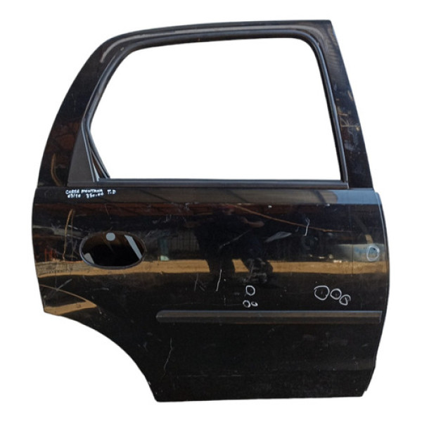 Porta Traseira Direita Gm Corsa Montana 2003 A 2010 Traseira Direito Prata