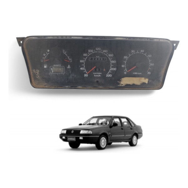 Painel Velocímetro Quantum Santana 1992 A 1995 Preto