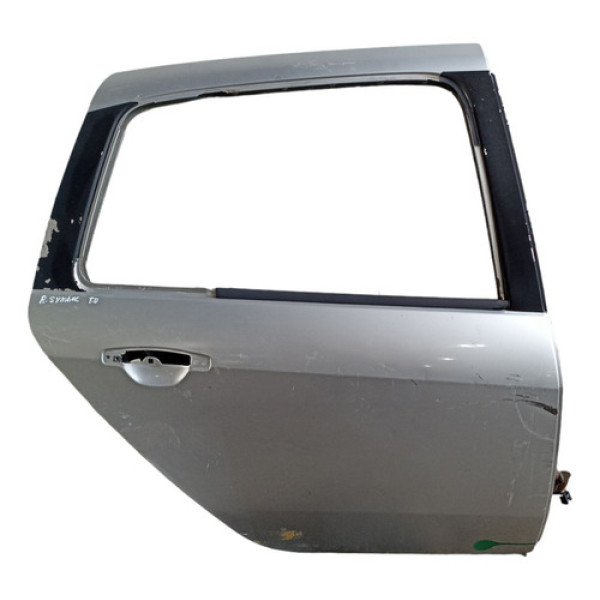 Porta Traseira Direita Renault Symbol Bom Estado Original Prata Direito Traseira